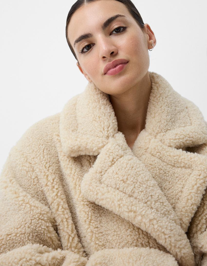 Cappotto Teddy Oversize da Donna - Image 4