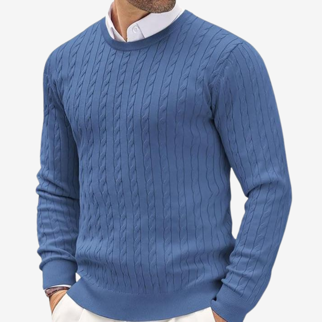 Maglione da uomo a trecce - Image 4