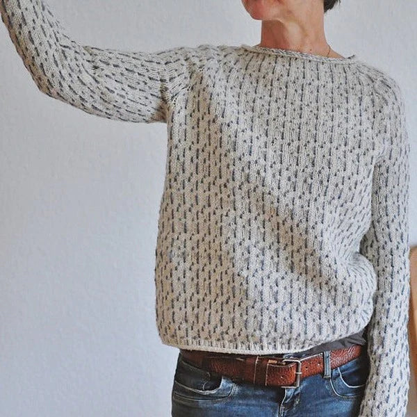 Maglione Pullover in Maglia Girocollo da Donna - Image 4