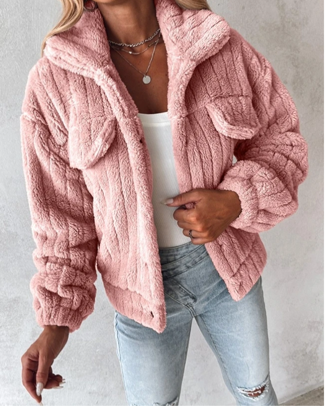 Giacca Sherpa Oversize da Donna - Image 2