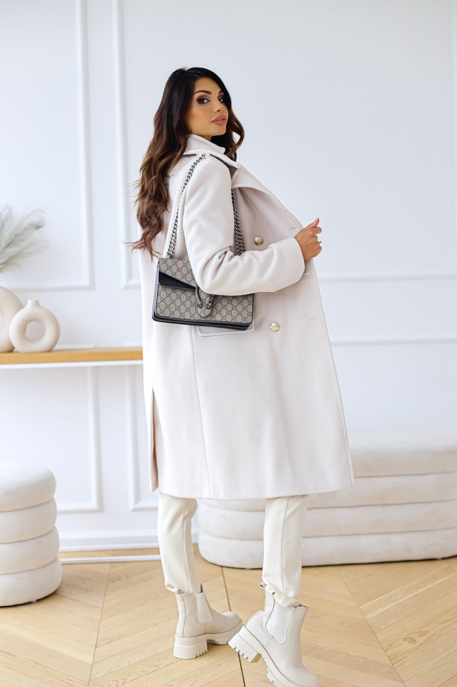 Cappotto Lungo da Donna Doppiopetto - Image 8