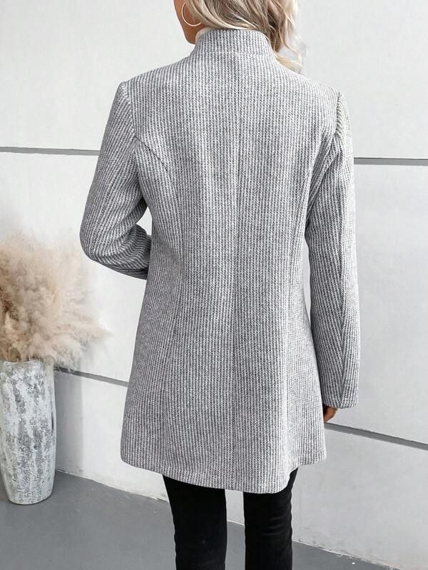 Cappotto A-Line da Donna con Un Bottone - Image 2