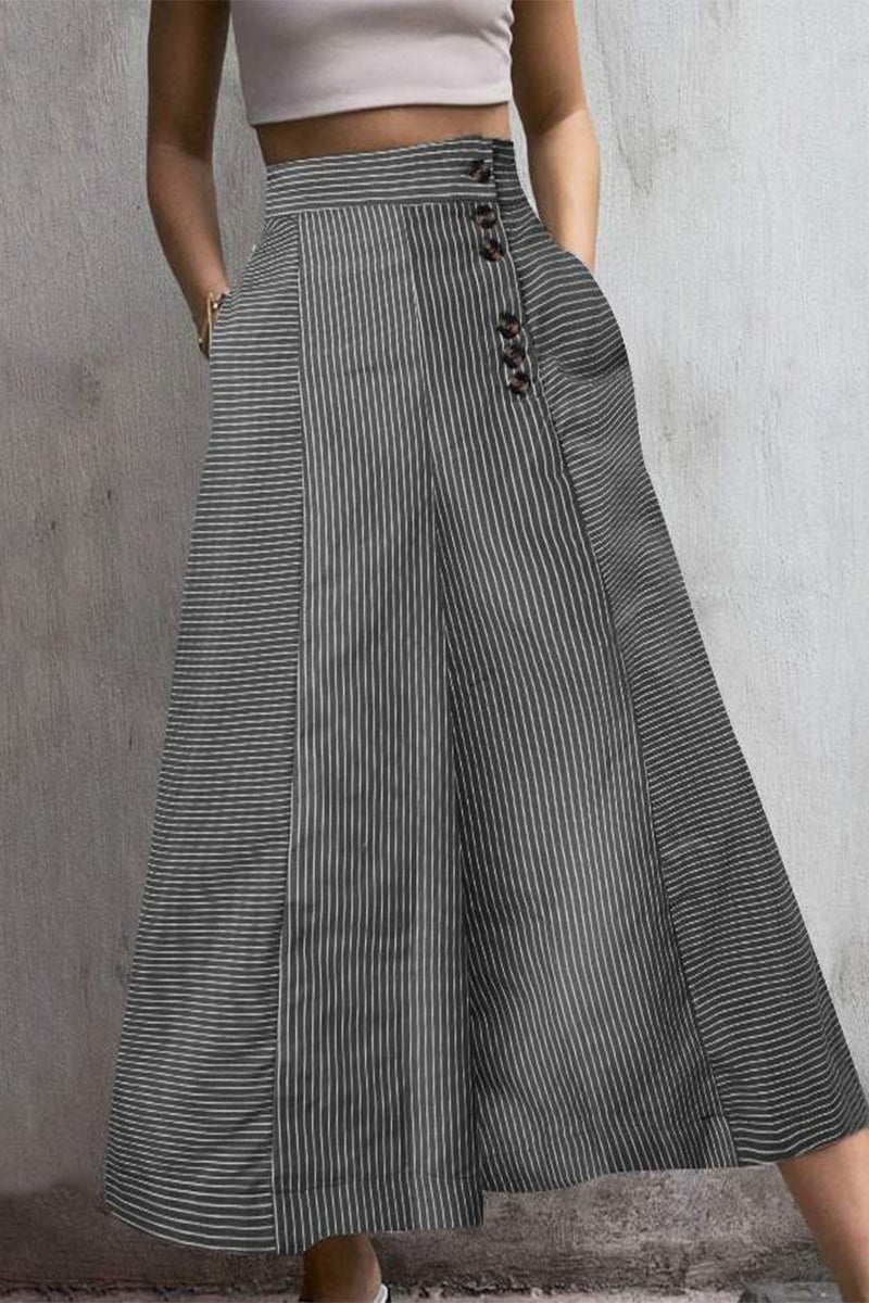 Pantaloni da Donna a Gamba Larga a Vita Alta - Image 2