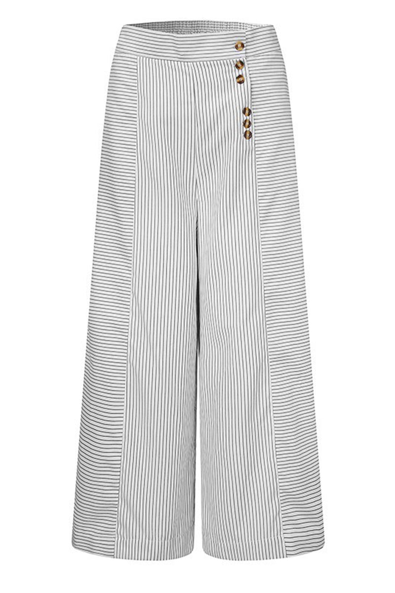 Pantaloni da Donna a Gamba Larga a Vita Alta - Image 4