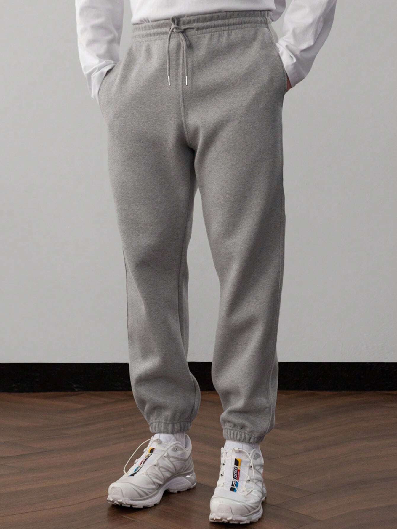 Completo da jogging con felpa da uomo con zip - Image 6