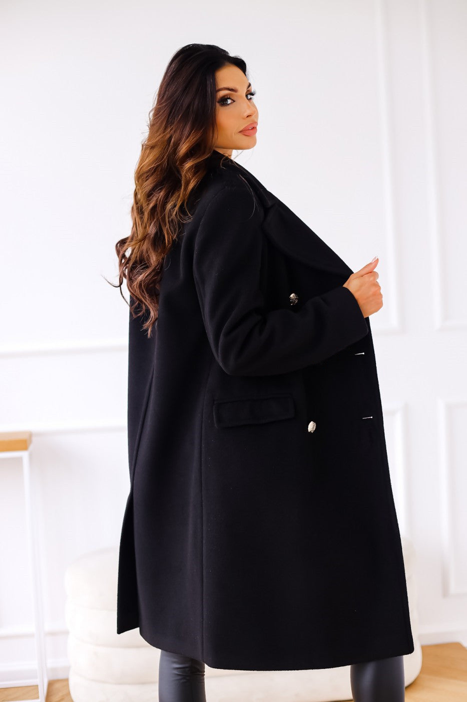 Cappotto Lungo da Donna Doppiopetto - Image 4