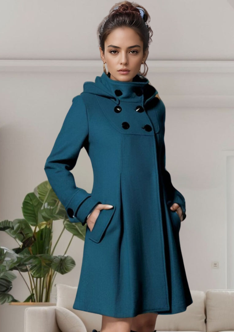 Cappotto A-Line con Cappuccio da Donna - Image 1
