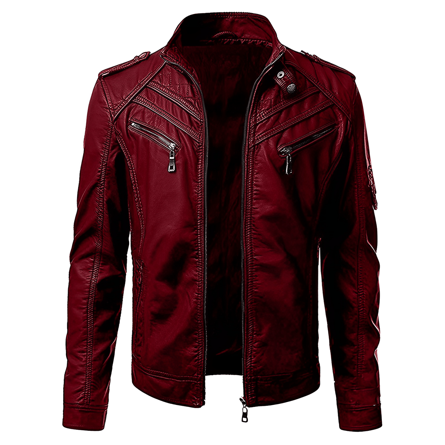 Giacca da motociclista slim-fit da uomo - Image 10