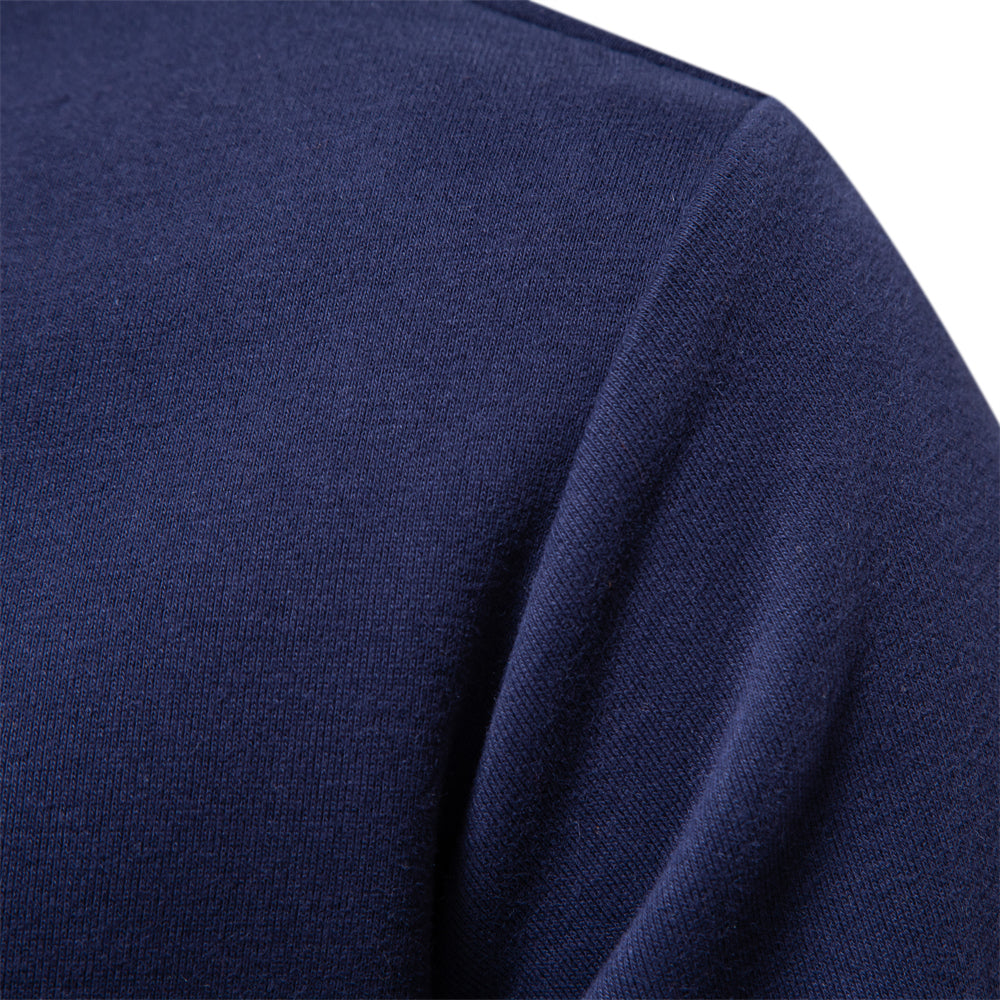 Maglione da uomo con colletto button-down a maniche lunghe - Image 4
