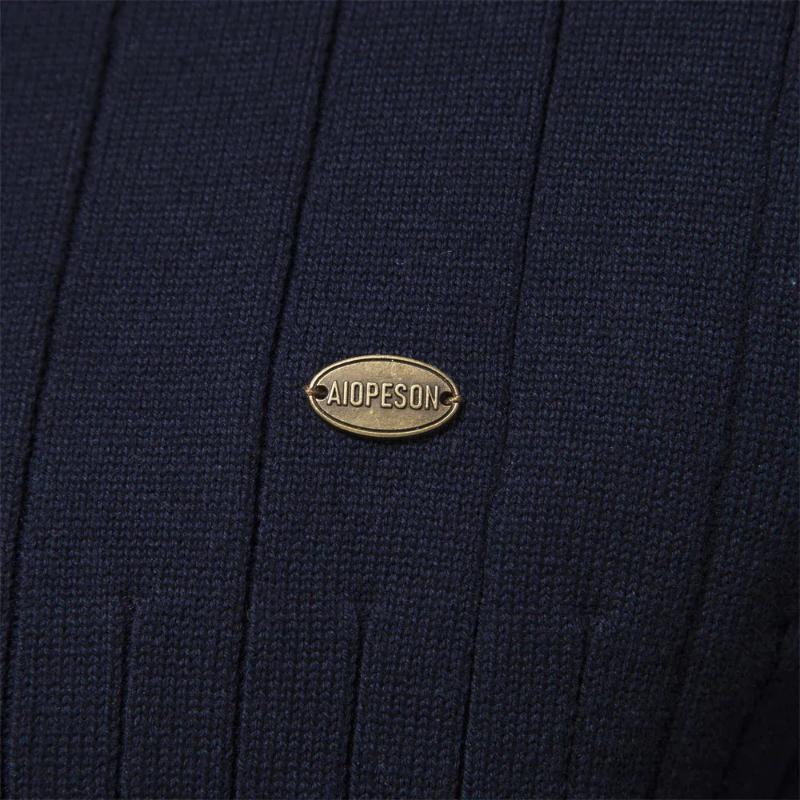 Maglione da uomo a coste con zip corta - Image 6