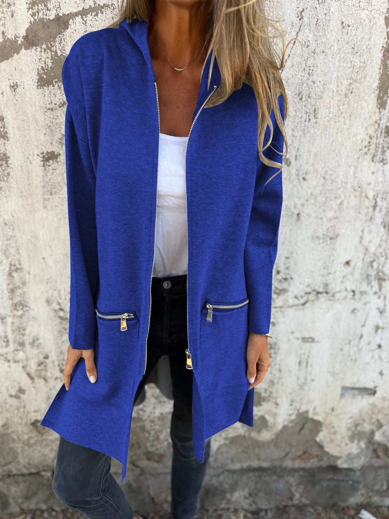 Cappotto Lungo con Cappuccio da Donna - Image 8