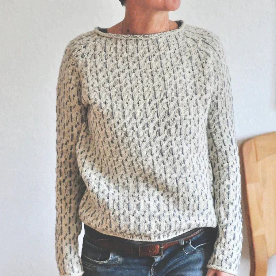 Maglione Pullover in Maglia Girocollo da Donna - Image 2