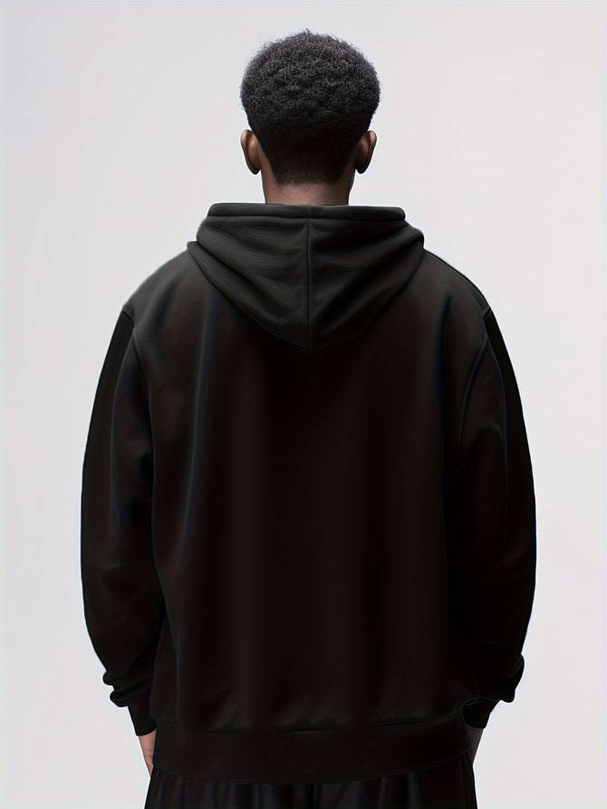 Giacca da uomo con cappuccio e zip intera - Image 5