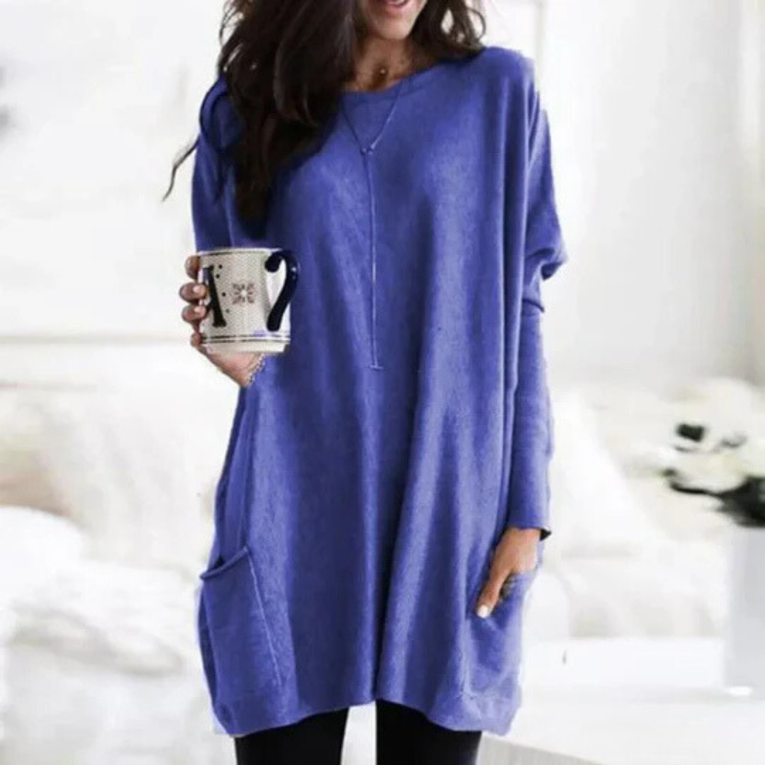 Tuniche da donna oversize a maniche lunghe - Image 5