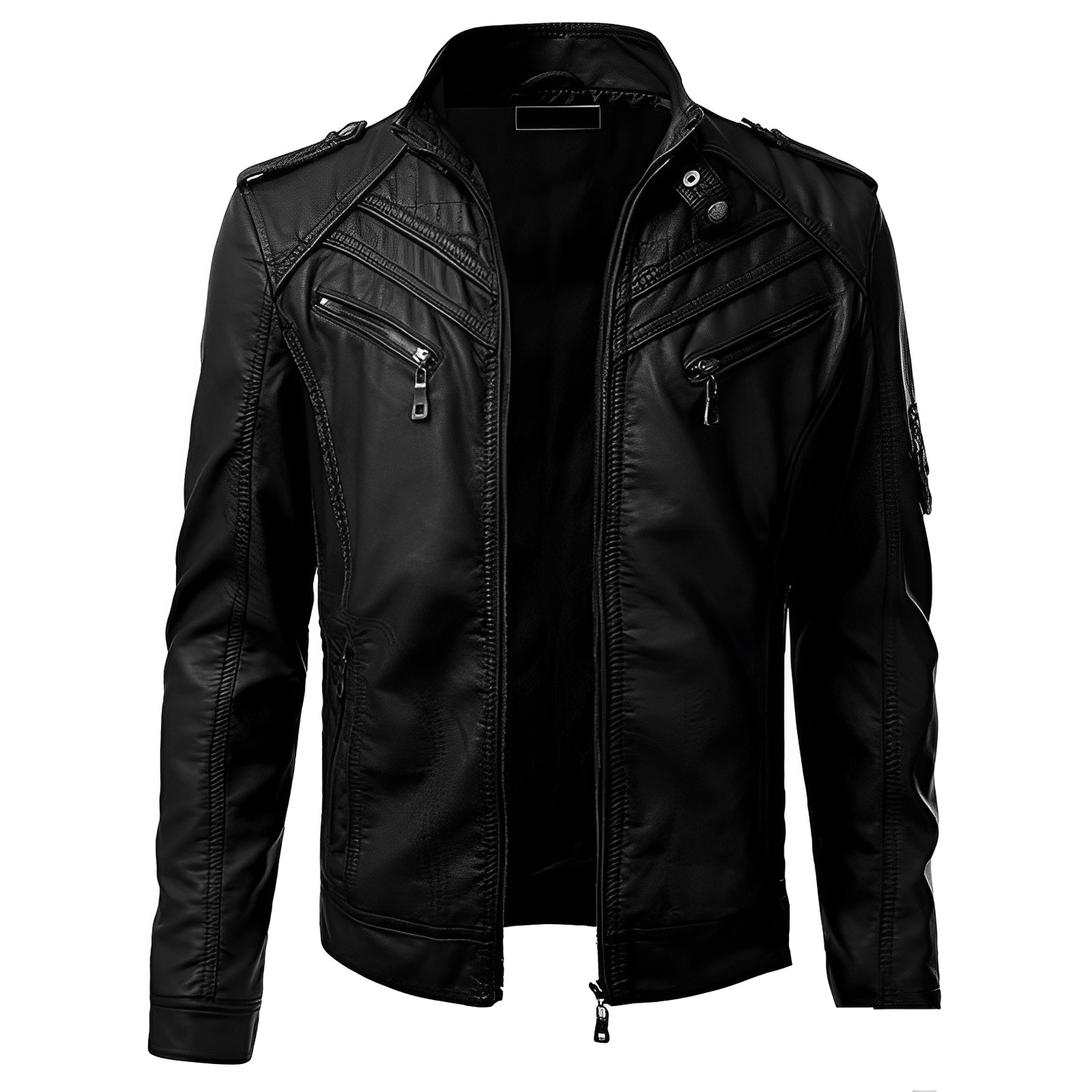Giacca da motociclista slim-fit da uomo - Image 11