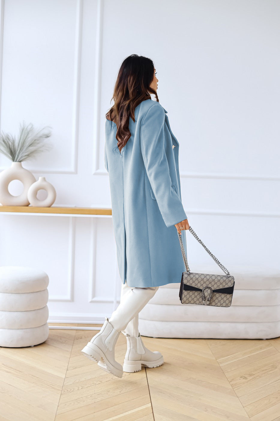 Cappotto Lungo da Donna Doppiopetto - Image 10