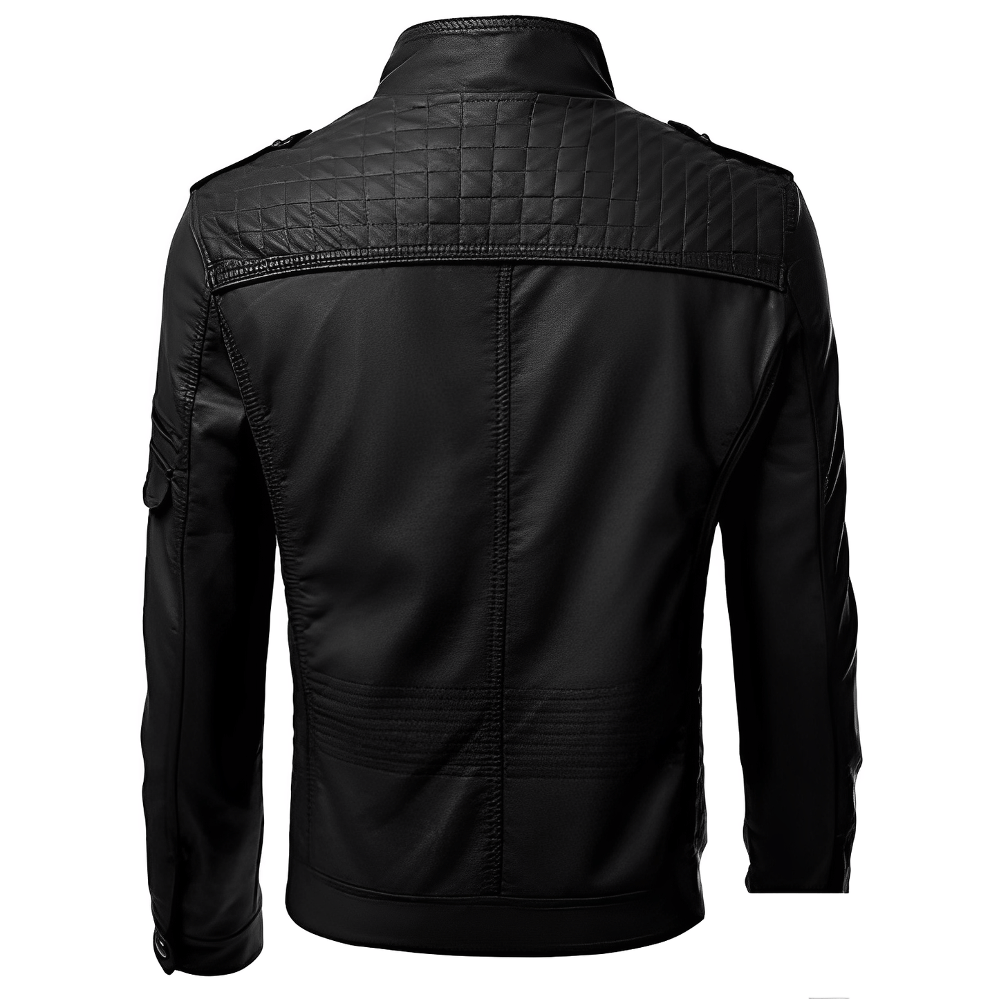 Giacca da motociclista slim-fit da uomo - Image 8