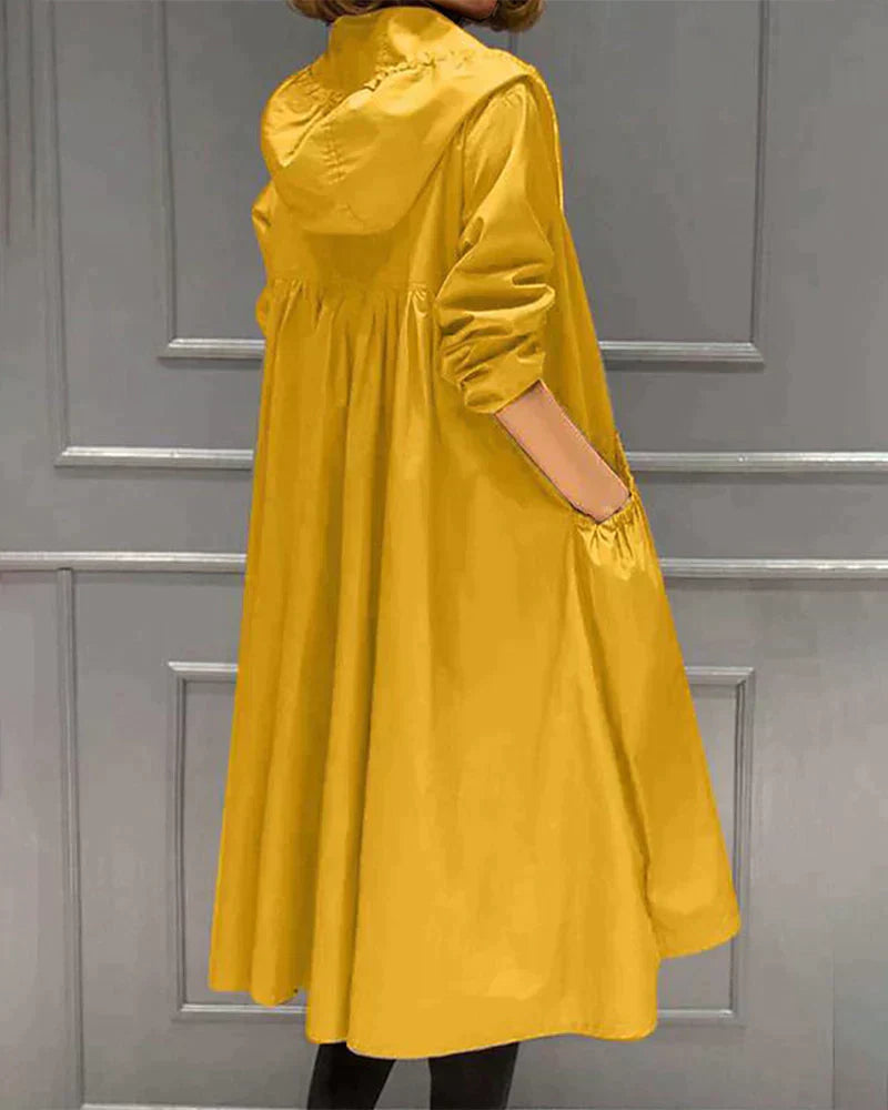 Cappotto Lungo con Cappuccio da Donna - Image 5