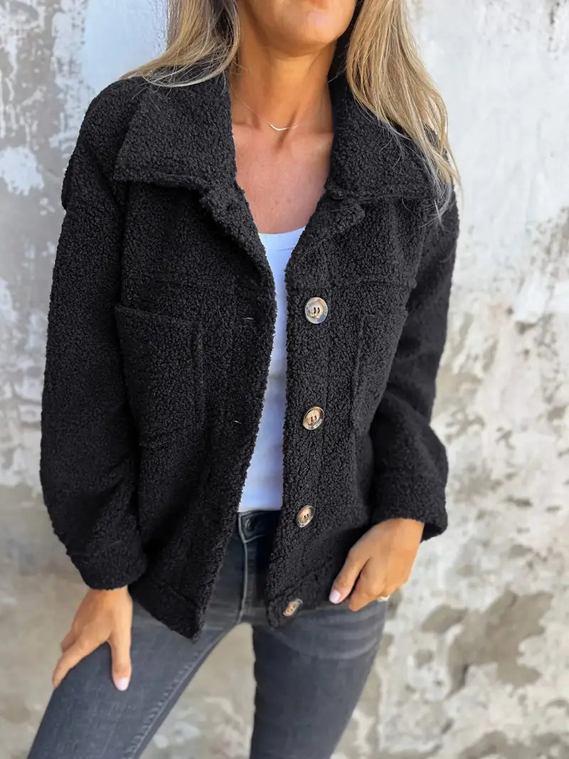Giacca Sherpa Oversize da Donna - Image 4