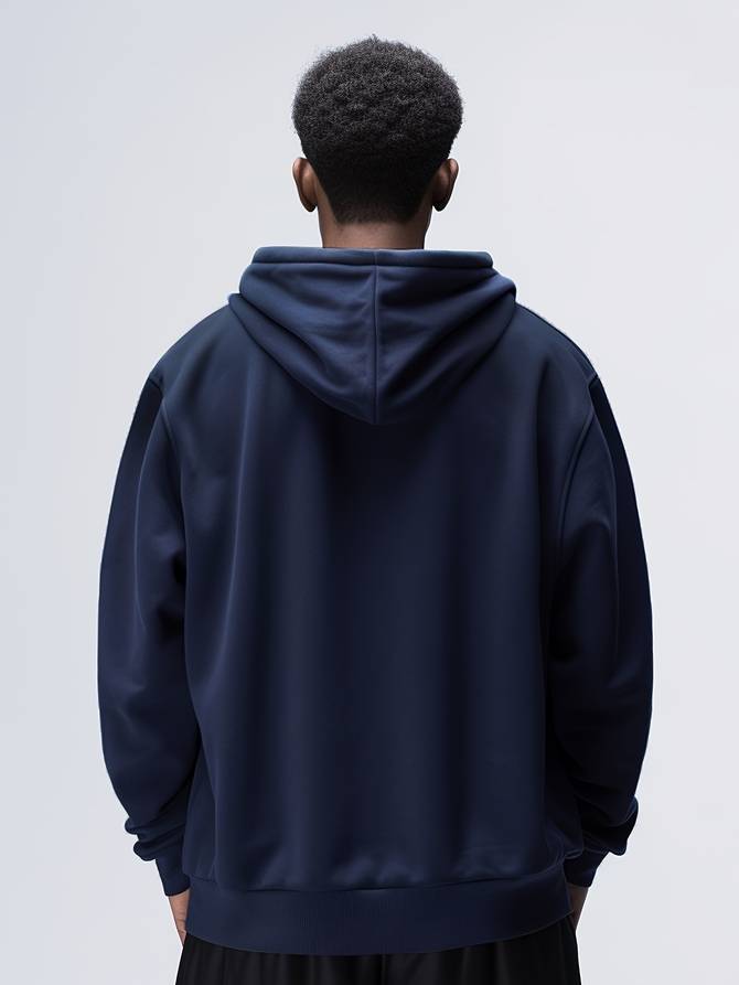 Giacca da uomo con cappuccio e zip intera - Image 7