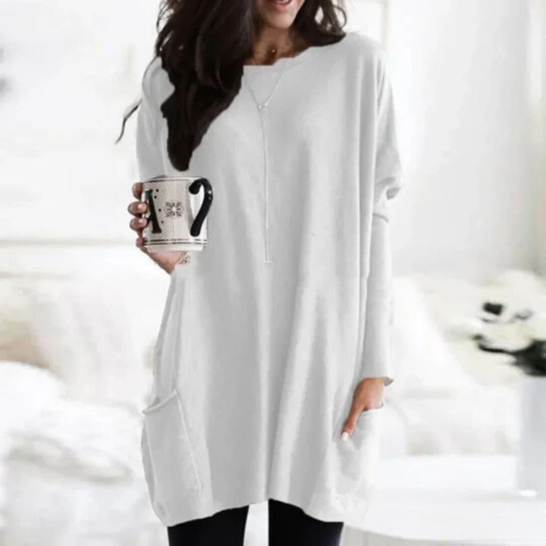 Tuniche da donna oversize a maniche lunghe - Image 6