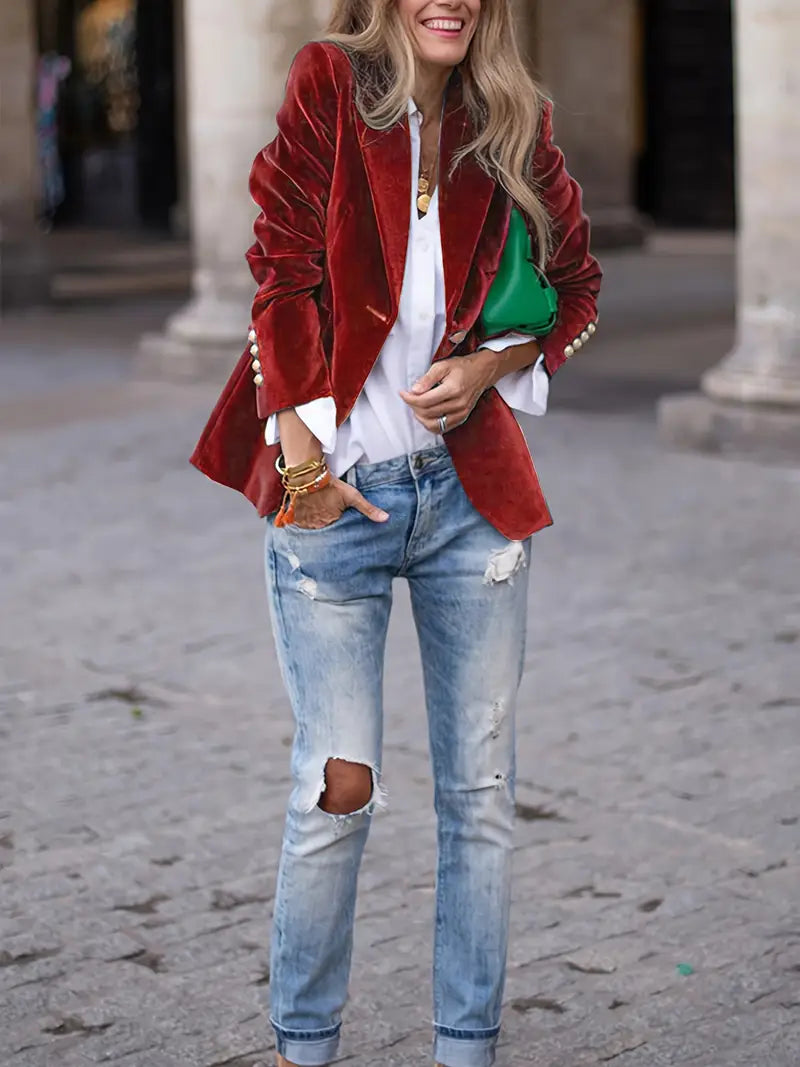 Blazer Classico Aderente da Donna - Image 18