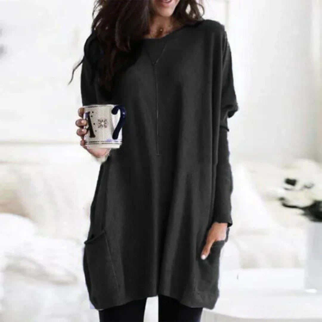 Tuniche da donna oversize a maniche lunghe - Image 7