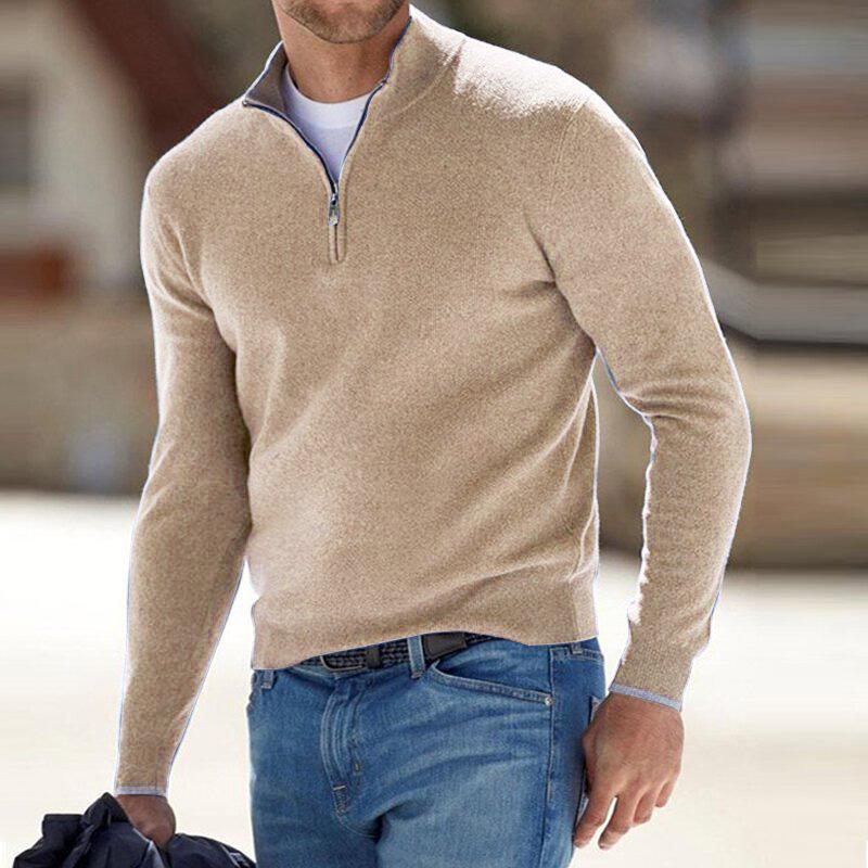 Maglione Pullover da Donna con Zip Corta - Image 1