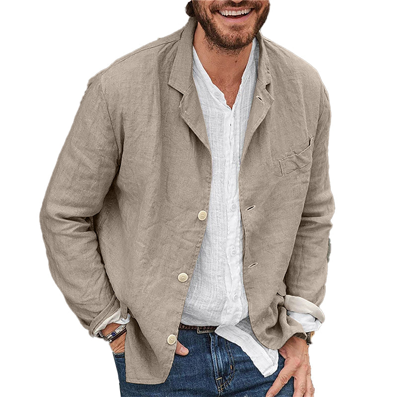 Camicia da Uomo a Maniche Lunghe con Bottoni - Image 7