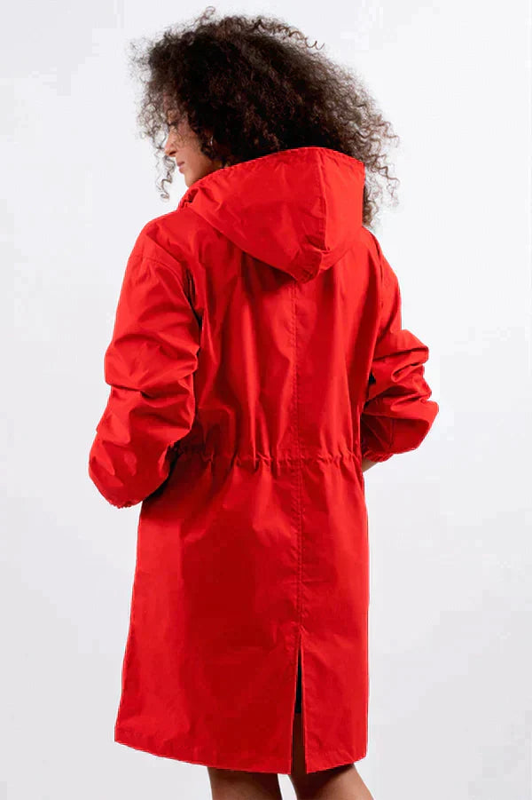 Cappotto da Donna con Cappuccio e Coulisse in Vita - Image 3
