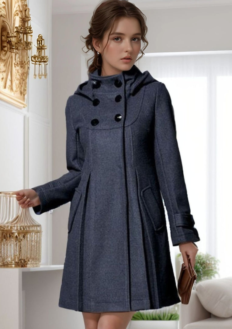 Cappotto A-Line con Cappuccio da Donna - Image 6