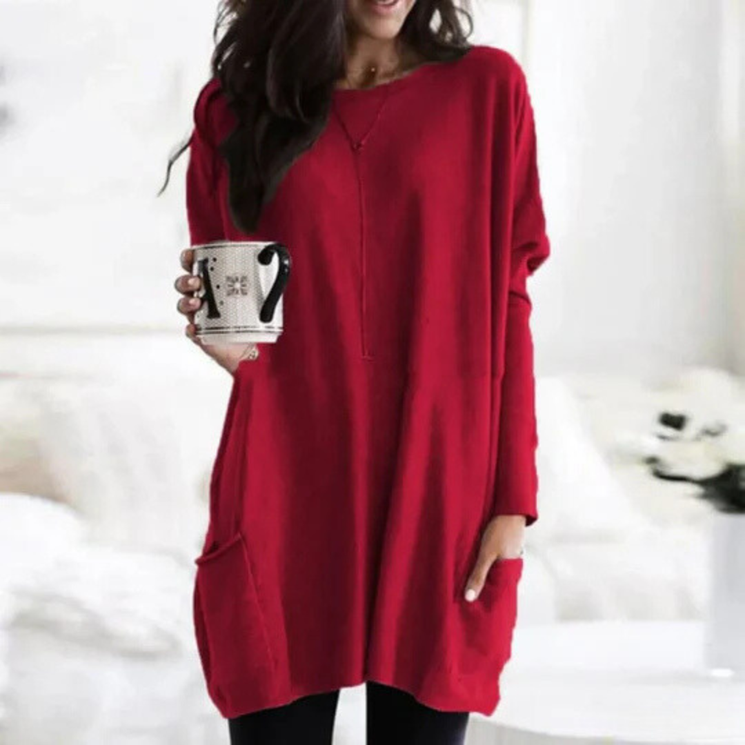 Tuniche da donna oversize a maniche lunghe - Image 9