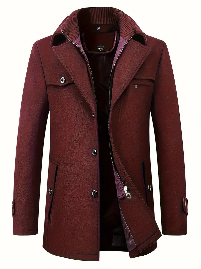 Cappotto doppiopetto da uomo - Image 5