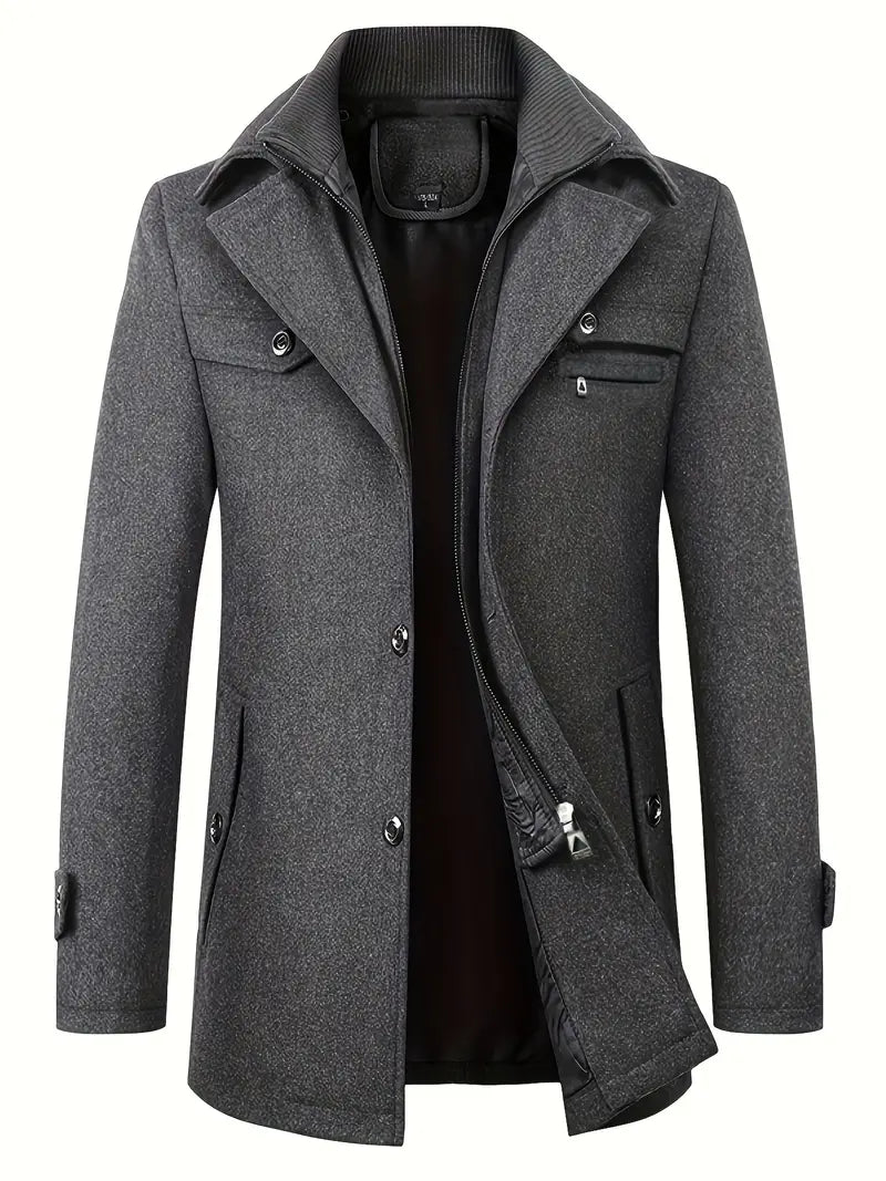 Cappotto doppiopetto da uomo - Image 7