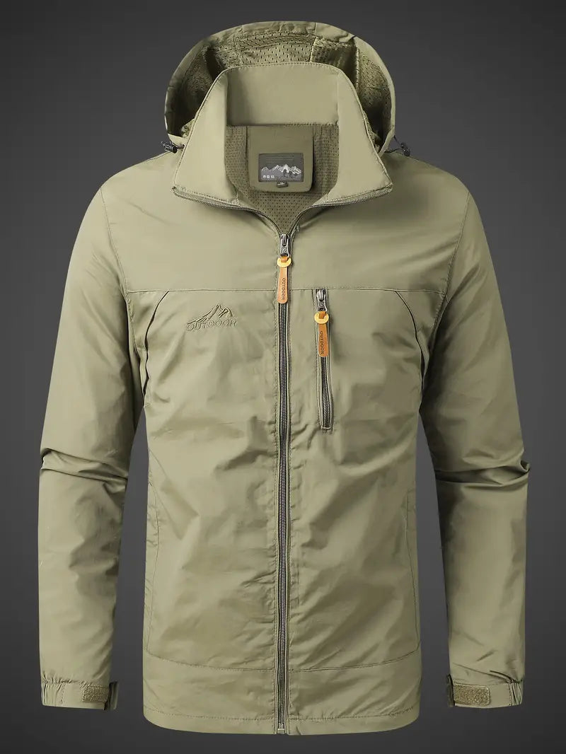Giacca da uomo con cappuccio e zip intera - Image 5
