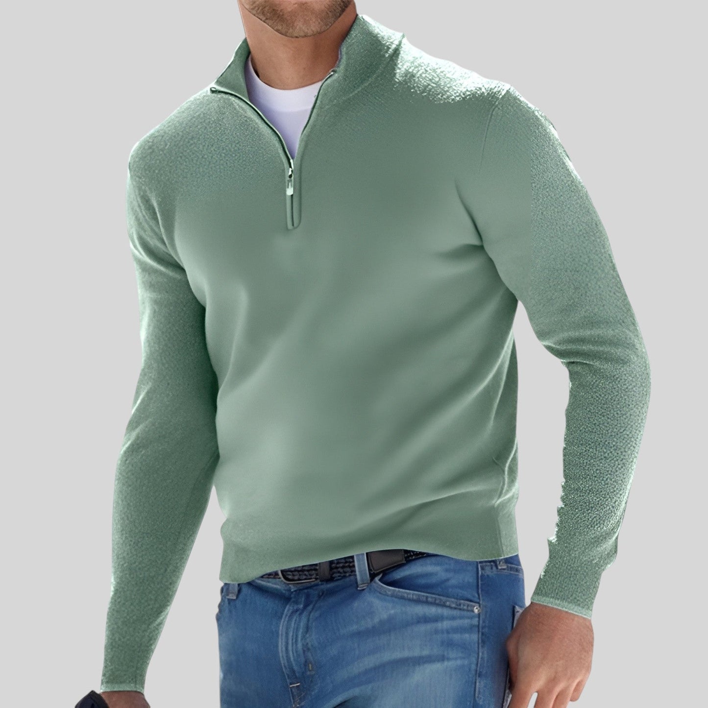 Maglione Pullover da Donna con Zip Corta - Image 8