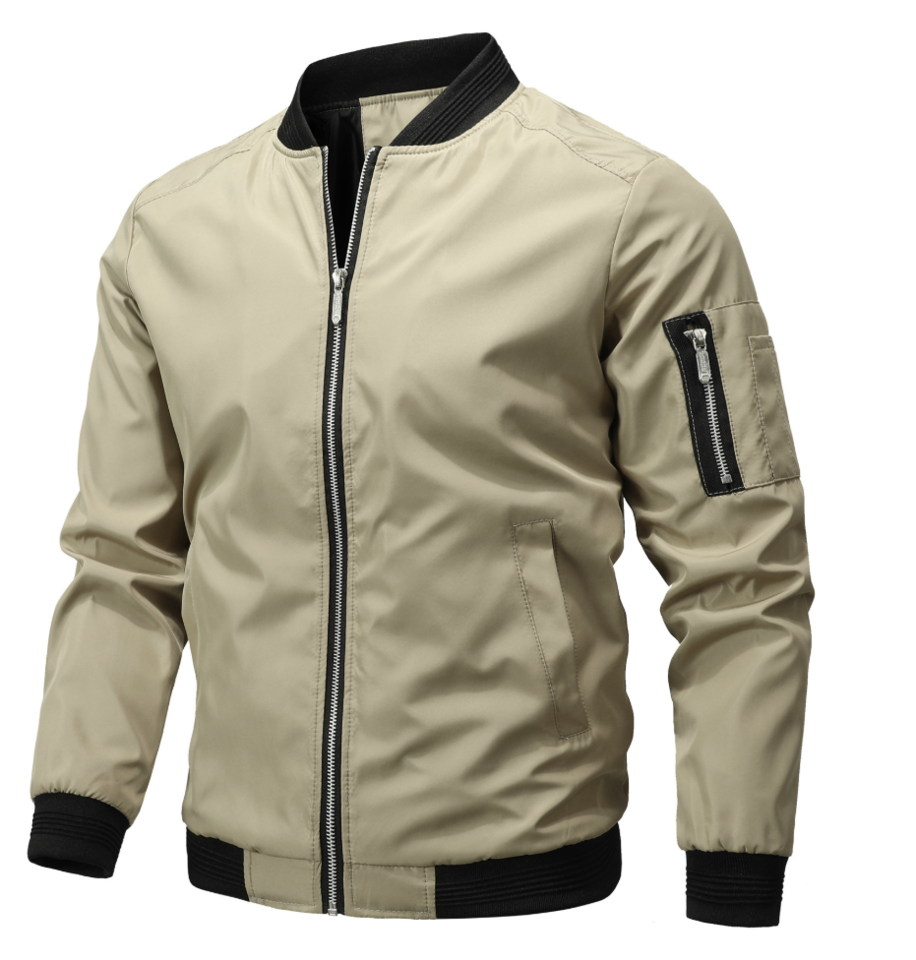 Giacca Bomber da Uomo con Zip - Image 2