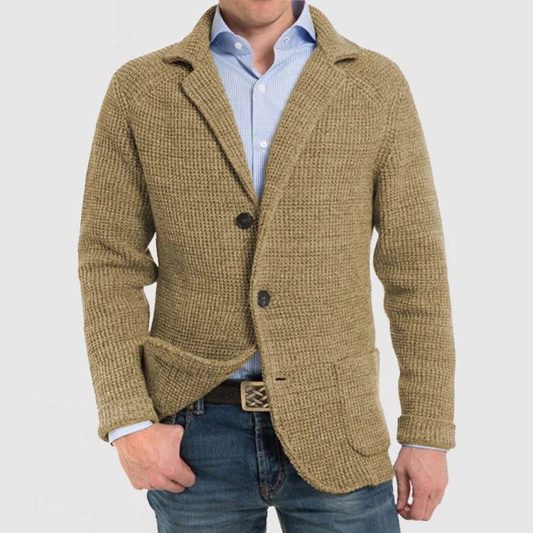 Giacca da uomo in maglia a due bottoni - Image 6