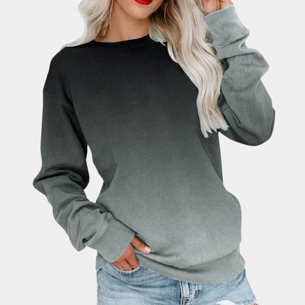 Maglione Pullover da Donna a Maniche Lunghe Ombre - Image 1