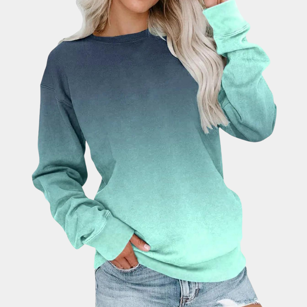 Maglione Pullover da Donna a Maniche Lunghe Ombre - Image 5