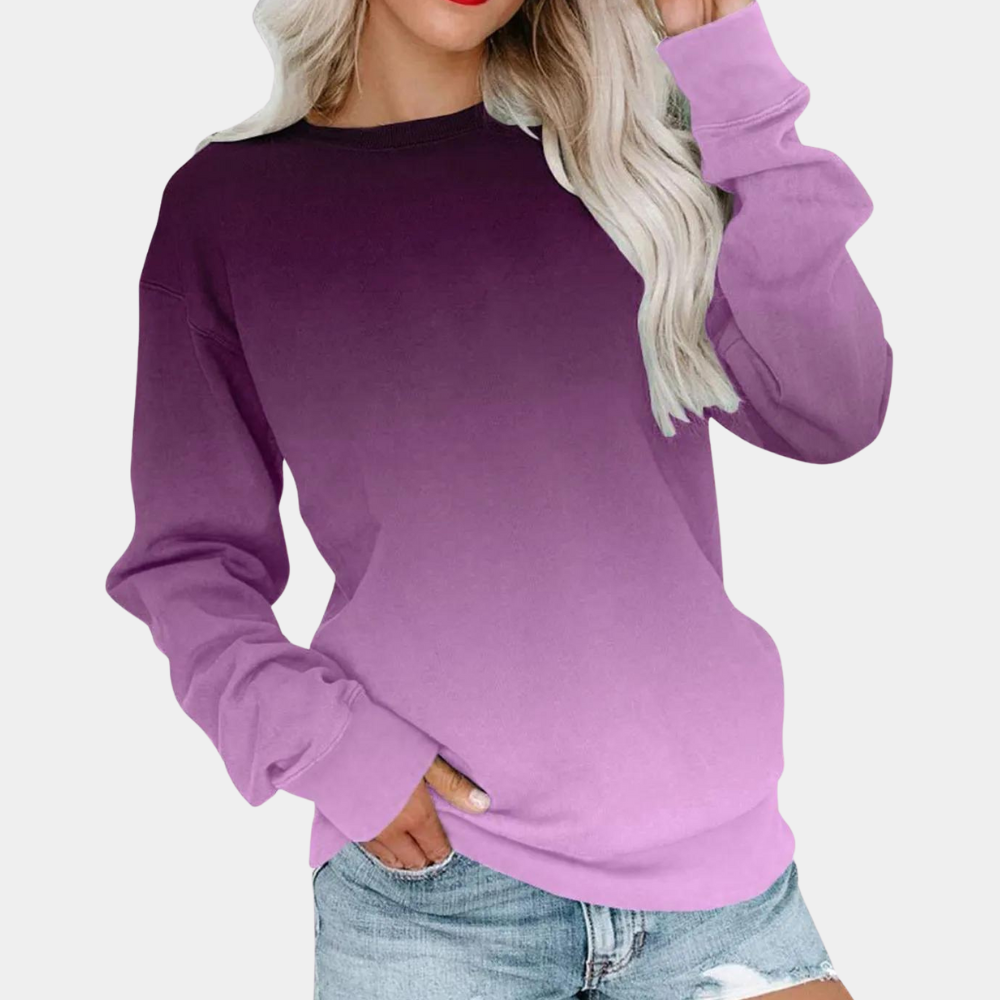 Maglione Pullover da Donna a Maniche Lunghe Ombre - Image 6