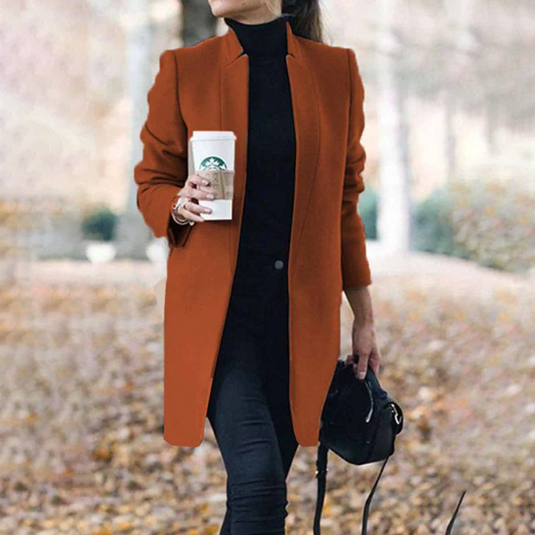 Cappotto Lungo Aperto Davanti da Donna - Image 5