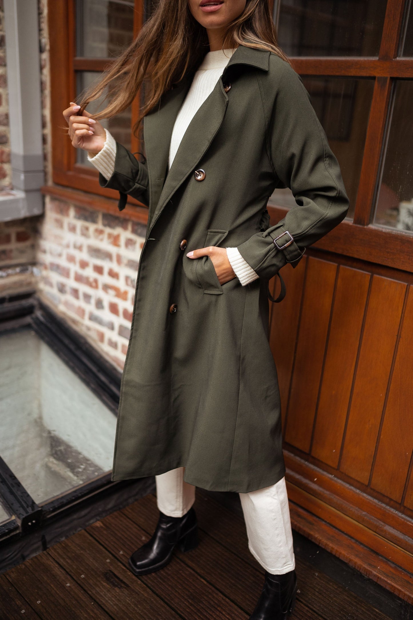 Trench doppiopetto da donna - Image 14