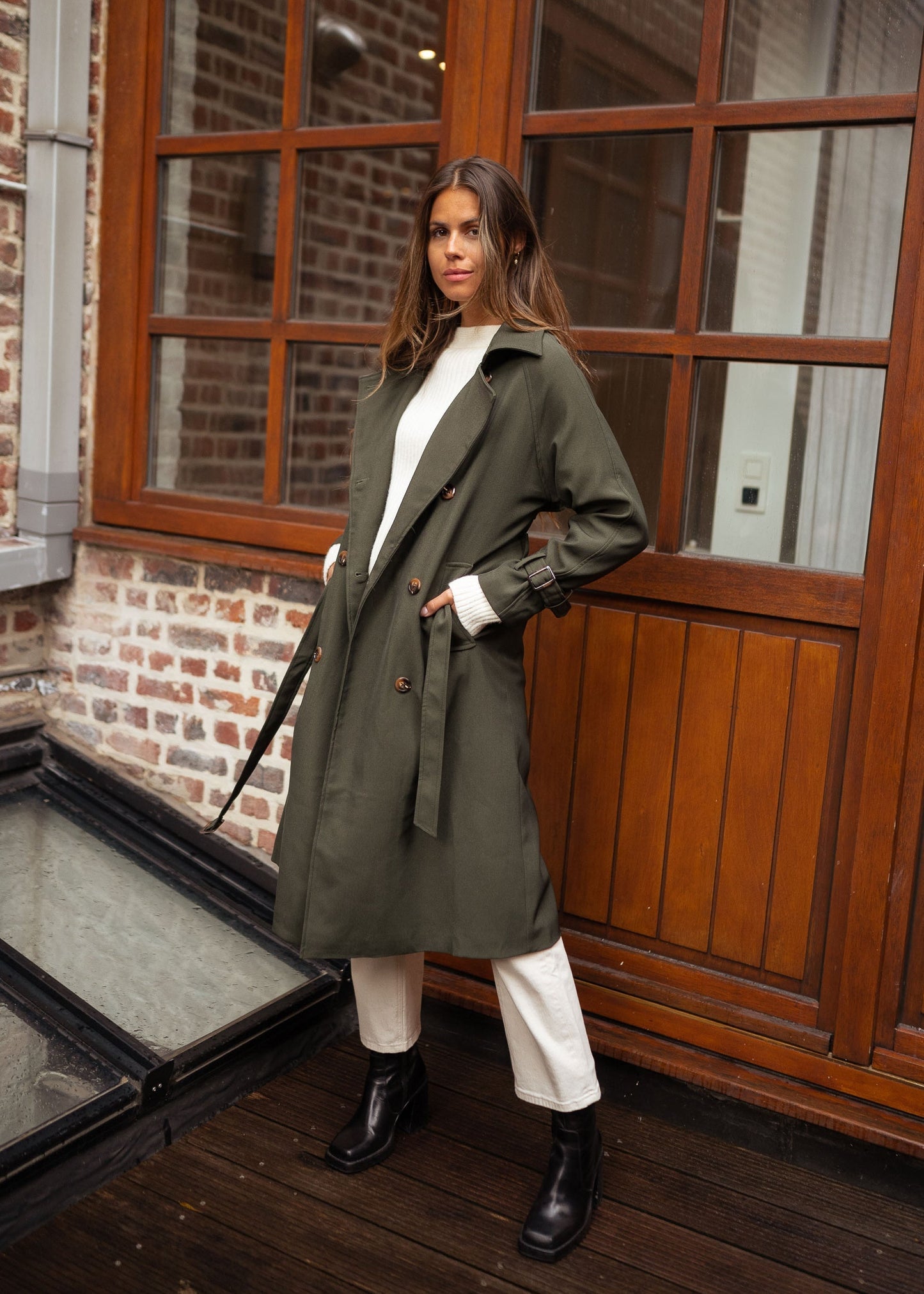 Trench doppiopetto da donna - Image 6