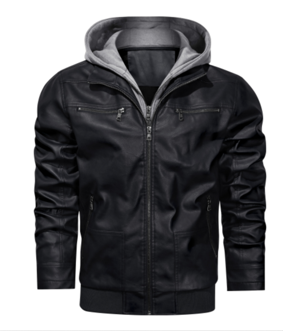 Giacca bomber da uomo con cappuccio - Image 2