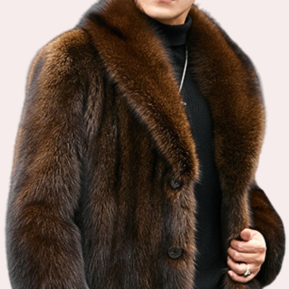 Cappotto Lungo in Pelliccia da Uomo - Image 3