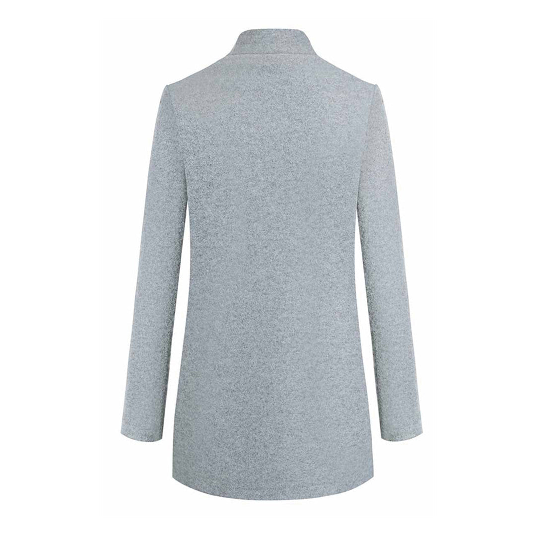 Cappotto Lungo Aperto Davanti da Donna - Image 3