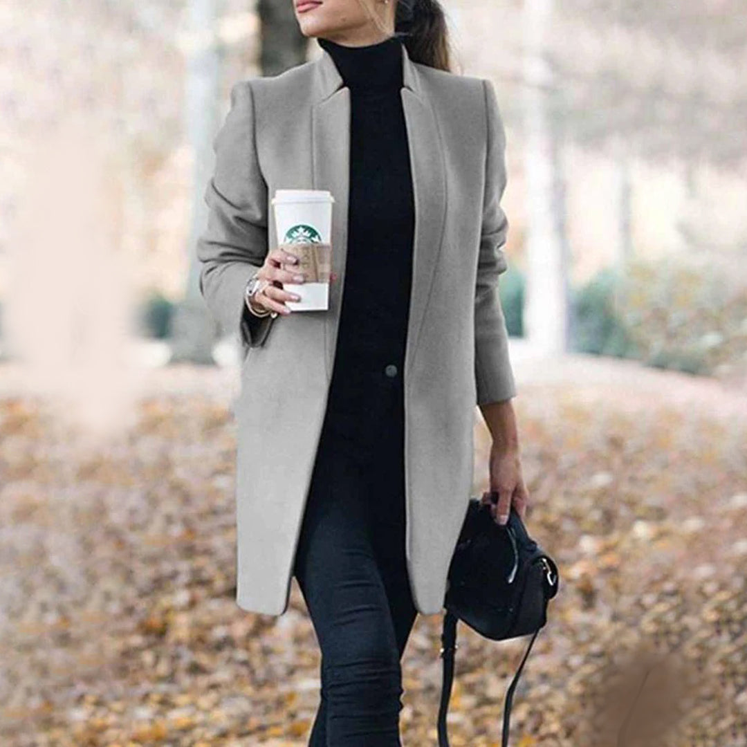 Cappotto Lungo Aperto Davanti da Donna - Image 4