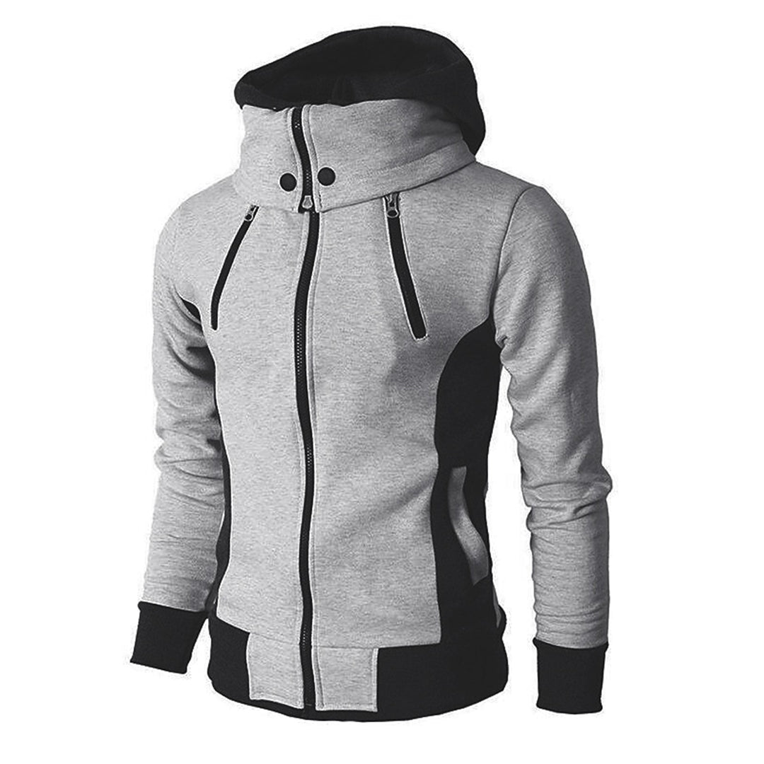 Giacca da uomo con cappuccio e zip intera - Image 3