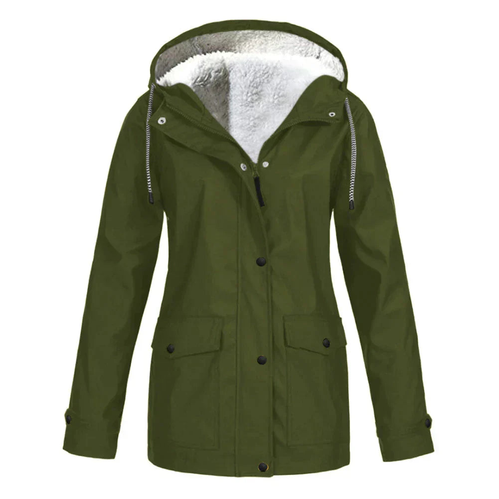 Cappotto A-Line con Cappuccio da Donna - Image 9